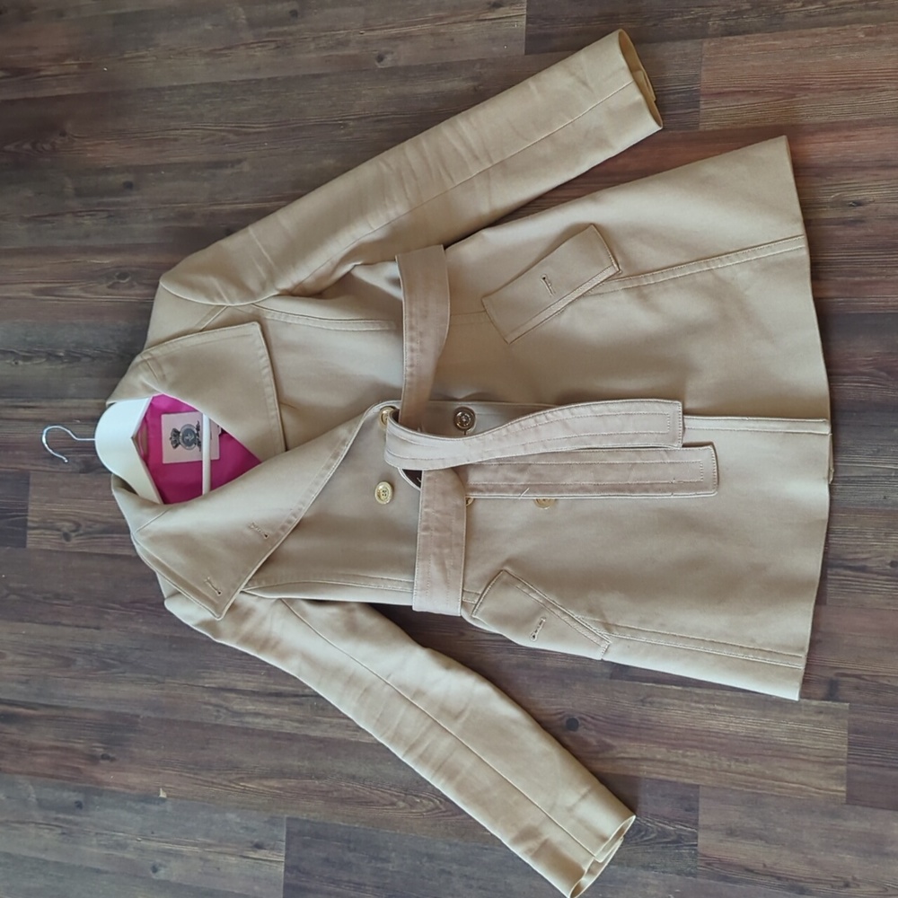 Juicy Couture Cotton Tench Coat size S